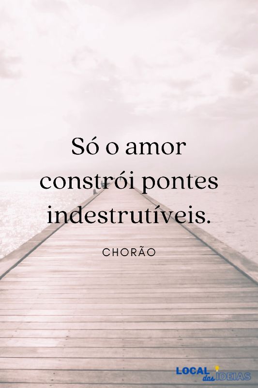 Read more about the article Só o amor constrói