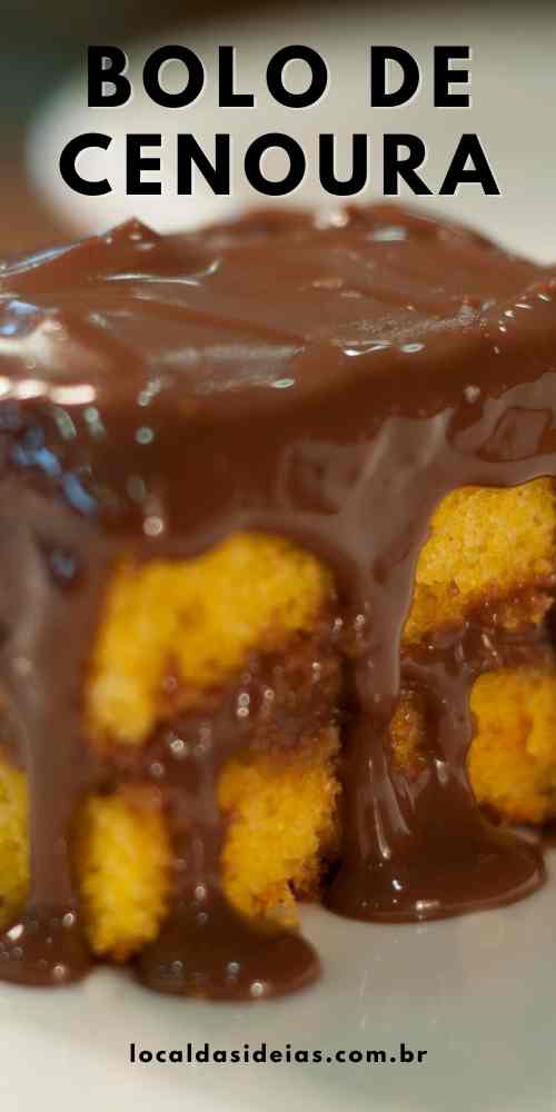 Read more about the article Bolo de Cenoura com Cobertura de Chocolate